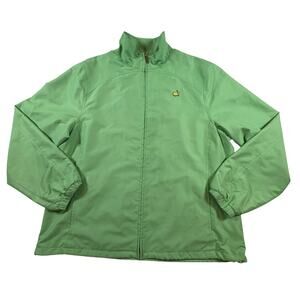 Masters Golf Magnolia Lane green full zip windbreaker jacket Women’s Sz M
